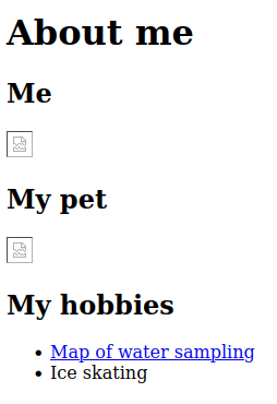 example html
